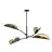 Emibig Ceiling Light Lotus Steel Black | Suitable for 4x E14 - Max 10W